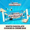 Feastables MrBeast Cookies & Creme Chocolate Bar, New Flavor, King Size Candy Bar for Adults & Kids, Candy Bars for Snacks, Gifts, or Dessert, Sweet & Creamy Fairtrade Cocoa, 2.1 Oz Each, 10 Count view 3