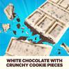 Feastables MrBeast Cookies & Creme Chocolate Bar, New Flavor, King Size Candy Bar for Adults & Kids, Candy Bars for Snacks, Gifts, or Dessert, Sweet & Creamy Fairtrade Cocoa, 2.1 Oz Each, 10 Count view 4