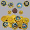 Fruidles St. Patrick's Chocolate Coins Pirates Theme - Made With Belgian Milk Chocolate - 11 Coins Per Unit, Assorted Pirate Designs Foil Wrapped, Dairy, 1.5oz per Mesh Bag (18 Pack) view 3