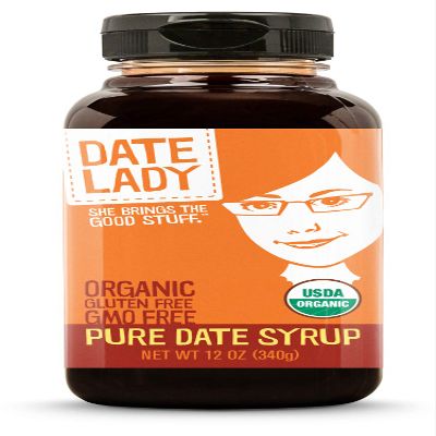 Date Lady Organic Date Syrup, 12 Bottles of 12 oz Each, Rich Vegan Sweetener, Made from Organic Dates, Non-GMO, Gluten-Free, Perfect for Baking, Drizzling, Smoothies, and Healthy Recipes