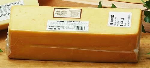 Grafton Village Vermont Smoked Cheddar, 10 lb Block - Rich and Authentic Vermont Flavor