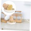ABOOFAN Bamboo Pot Brush with Ceramic Base for Kitchen Cleaning Eco-Friendly Scrubber for Dishes Pots and Utensils Lightweight and Comfortable Grip for Scrubbing view 2