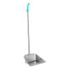 PRETYZOOM Sturdy Black Dustpan Broom Set Wide Dustpan Long Handle for Home and Office view 1
