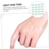 WATIIFUFU 20pcs Breathable Pe Material Foot Pads Self-Adhesive Rear Heel Sticker for Shoes view 2