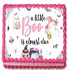 1/2 Sheet A Little Boo Is Almost Due Edible Image Baby Shower Edible Cake Topper Frosting Sheet Icing Paper Cake Decoration Edible Cake Sticker Decal -01 view 1