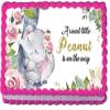 1/2 Sheet A Little Peanut Elephant Edible Image Edible Baby Shower Cake Topper Frosting Sheet Icing Paper Cake Decoration Edible Cake Sticker Decal view 1