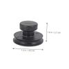 JOINPAYA 2pcs Singing Bowl Lifter Handles Rubber Suction Bowl Lifters Meditation Tools Portable Handles view 2