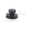 JOINPAYA 2pcs Ergonomic Rubber Lifting Handles for Singing Bowl Portable Suction Bowl Lifter Suction Accessories view 2