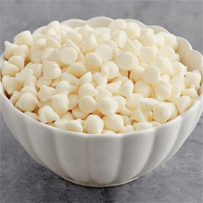 25 lb. Premier White Vanilla 1M Baking Chips WS-403340014125-NF