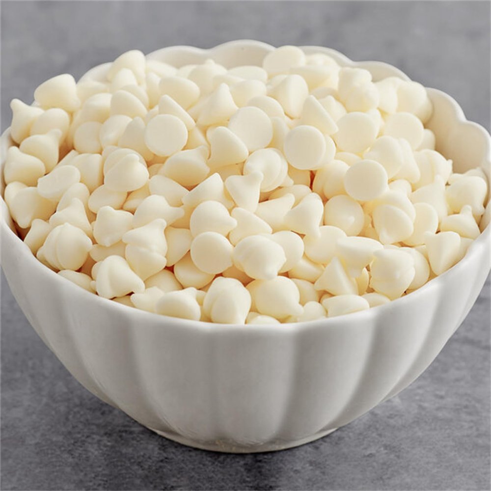 25 lb. Premier White Vanilla 1M Baking Chips WS-403340014125-NF