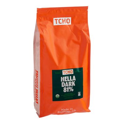 81% Dark Chocolate Hexagons 6.6 lb. - 3/Pieces WS-409THELLADARK-NF