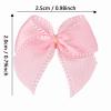 100 Pcs 1 Inch Polyester Ribbon Bows with Twist Tie Pre-Tied Bows for Crafts, Gift Wrapping, and Cake Decorating view 2