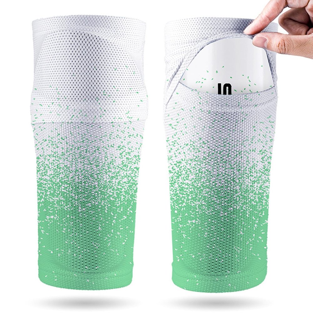 MOMOJIA Shin Guard Sleeves for Kid Teen Adult Running Football Games Shin Guard Protective Sleeves Breathable Shin Guard Sock