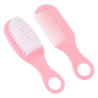 HEMOTON Set of Brush and Comb for Infants Grooming Kit Static-Free Promotes Circulation