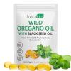 newseel Oil of Oregano with Black Seed Oil, Organic Oregano Oil Softgels,Oregano Oil Capsules Organic,Non-GMO, Gluten Free,120 view 1