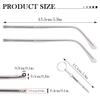 1 Pair Glasses Replacement Temple, Eyeglass Replacement Arm Metal Eyeglasses Arms Legs Glasses Repair Kit Universal Glasses Replacement for Glasses Eyeglasses Sunglasses (Gray) view 2
