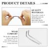 1 Pair Glasses Replacement Temple, Eyeglass Replacement Arm Metal Eyeglasses Arms Legs Glasses Repair Kit Universal Glasses Replacement for Glasses Eyeglasses Sunglasses (Gray) view 3