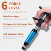 6 Levels Chiropractic Adjusting Tool, 50-300N Adjustments Manual Spine Chiropractic Correction Tool, Professional Massage Equipment, Spine Relax Tool for Relief Neck Back Pain (4 Massage Head) view 3