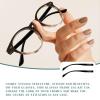 1 Pair TR90 Bright Black Glasses Replacement Arms Glasses Double Flat Teeth 8mm Replacement Temple with Screws, Screw Washers and 3-in-1 Screwdriver(Gloss Black) view 4