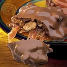 Lammes Candies Longhorns Gift Box - Pecan, Milk Chocolate, Caramel 24oz - Pack of 6, 6 boxes, 30 pieces per box