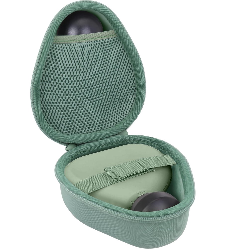 Aenllosi Hard Carrying Case for Theragun Mini 2.0 Massager, USB Charging Cable (Green)