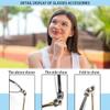 1 Pair Universal Metal Glasses Arm Replacement Kit Eyeglasses Repair Parts Replacement Temple for Eyeglasses Frames Gold view 3