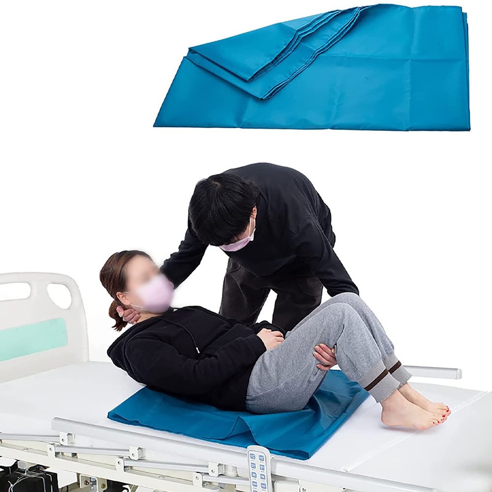 EHVYBDX Positioning Bed Pad, Multi-Size Dirt Resistant Machine Washable Patient Transfer Pad, Multifunctional Water Proof Elderly Auxiliary Slider