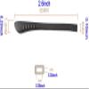 Child Eyeglass End Tips Ear Sock Pieces Silicone Eyewear Anti-Slip Comfort Replacement Metal Glasses Legs view 2