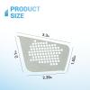 2 Pack Filter Cover Replacement for Resmed AirSense10, AirStart10 and AirCurve10 Series Auto Set Machines Side Filter Cover - Gray view 2