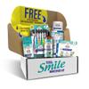 GuruNanda Total Smile Makeover Kit Charcoal with Cocomint Oil Pulling, Dual Barrel Whitening Mouthwash, Whitening Strips & Charcoal Butter on Gums Toothbrushes view 1