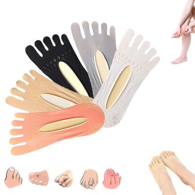 Orthoes Socks,Orthoes Bunion Relief Socks, Orthoes Bunion Corrector Sock,Orthotoe Compression Socks,Ortho Socks with Toes for Bunions,Anti Bunions Health Sock for Women and Men (5Pairs)