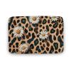 Bathroom Rugs Leopard Daisy Bath Mat Non-Slip Shower Mat Bathtub Mats Absorbent Coral Velvet Bath Rugs Floor Mat for Bathroom Floor, Tub and Shower 23.6x15.7 Inch view 1