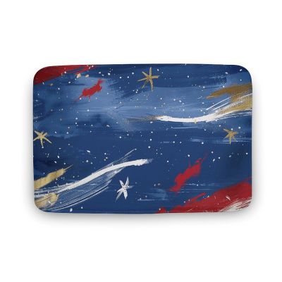 Bathroom Rugs Contains Gold Glitter Bath Mat Non-Slip Shower Mat Bathtub Mats Absorbent Coral Velvet Bath Rugs Floor Mat for Bathroom Floor, Tub and Shower 23.6x15.7 Inch