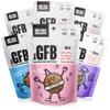 The GFB Gluten Free Protein Cookie Bites Nut Free Variety Pack  Super Tasty Allergen Friendly Fudge Brownie, Cookie Dough & Birthday Cake Vegan Protein Bites, 4 Oz (6 Count) view 1
