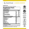 CorVive Energy | Natural Energy & Focus Supplement | with Carnosyn, Ashwagandha, L-Arginine, Theobromine | Zero Sugar, 5 Calories, 120mg Caffeine | 15 Stick Packs for Mental & Physical Boost | Lemon view 4