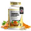Infuse Allur - Turmeric Curcumin & Bioperine Vegetable Capsules - Premium Antioxidant, Anti-Inflammatory for Brain & Heart Health - Supports Skin & Digestion - Promotes Cellular Health - 120 Capsules view 1