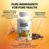 Infuse Allur - Turmeric Curcumin & Bioperine Vegetable Capsules - Premium Antioxidant, Anti-Inflammatory for Brain & Heart Health - Supports Skin & Digestion - Promotes Cellular Health - 120 Capsules view 3