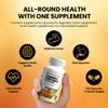 Infuse Allur - Turmeric Curcumin & Bioperine Vegetable Capsules - Premium Antioxidant, Anti-Inflammatory for Brain & Heart Health - Supports Skin & Digestion - Promotes Cellular Health - 120 Capsules view 4