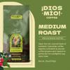 Dios Mio Coffee by Sofia Vergara, Medium Roast, Whole Bean Premium Colombian Coffee, 12 Ounce Bag view 3