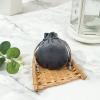 LJJCSFF 5 PCS Mini Velvet Bags Drawstring Jewelry Pouches Wedding Favor Bags Gift Bags for Small Items Headphones Candy Pouch Bags Grey view 3