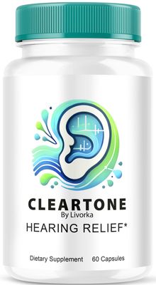 Cleartone Capsules, Cleartone Ear Pills, Cleart Tone Pills for Hearing, Cleartone Official Capsules Advanced Formula, Cleartone Pills Reviews, Clear Tone for Overall Ear Health, 60 Capsules 1 Month