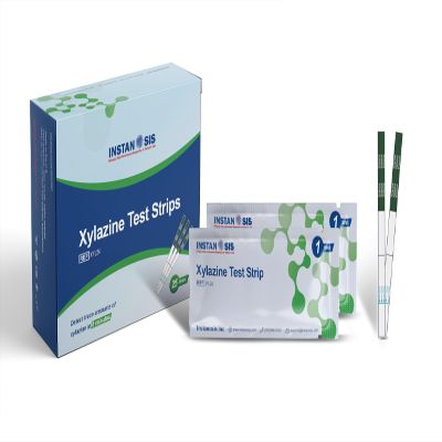 Instanosis Inc. Xylazine Test Strips, Pack of 25, Made in USA, 10-50X More Sensitive, for Harm Reduction and Forensic Applications