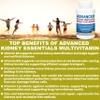 Advanced Kidney Essentials Multivitamin. Kidney Support Supplement for Complete Kidney Health. Kidney Health Supplement with Renal Vitamins 90 Caps view 2