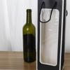 Garneck 12pcs Kraft Paper Red Wine Tote Bags with Transparent Window Portable Single Bottle Gift Carrier for Weddings Parties and Christmas Favors Black with Border view 4