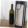 BIUDECO 12pcs Red Wine Bag Kraft Paper Wine Tote Bottle Carrier Bag Christmas Favors Single Bottle Storage view 3