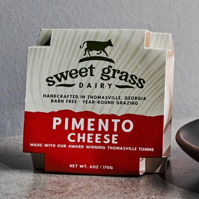 Sweet Grass Pimiento Cheese, Retail, Individual Cups, 16 cups of 6 oz Each, Southern Comfort Food, Smoky and Savory Flavor