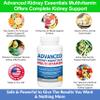 Advanced Kidney Essentials Multivitamin. Kidney Support Supplement for Complete Kidney Health. Kidney Health Supplement with Renal Vitamins 30 Caps view 3