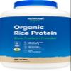 Nutricost Organic Rice Protein Powder (5 LB) - Gluten-Free, GMO-Free (from Brown Rice) view 1