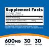 Nutricost N-Acetyl L-Cysteine (NAC) 600mg, 30 Vegan Capsules - GMO Free, Gluten Free, Vegetarian Caps view 2