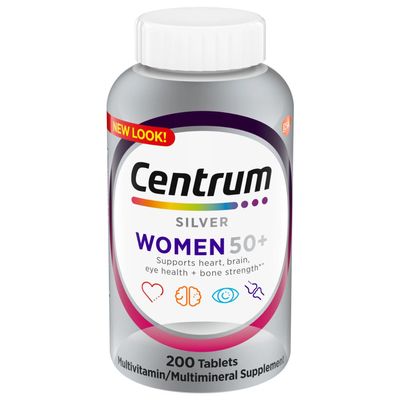 SCHMIDT EMPIRE Silver Womens 50 Plus Vitamins, Multivitamin Supplement, Silver Women 50 Plus, Womens Multivitamin - 200 Count (Pack of 1)